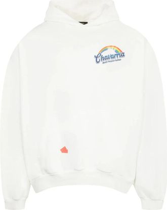 Willy Chavarria Fabuloso Hooligan - Heren - Hoodies - Wit - L - Hoodies & sweatvesten