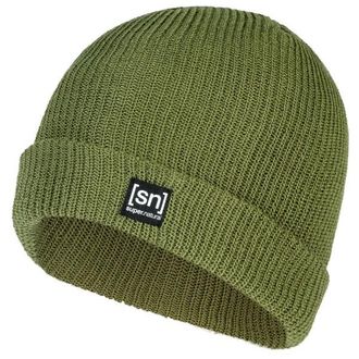 super.natural Merino Basic Beanie M&uuml;tze - Unisex | oliv