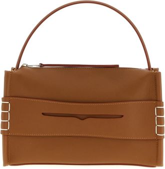 J.W.Anderson Loafer Leather Bag - Dames - Handtassen - Bruin - ONE Size - Leer - Tassen