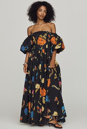 Caroline Constas Christina Off-Shoulder Maxi Dress