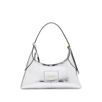 Marc Jacobs Small Belted Sack Bag In Metallic Crinkle Leather