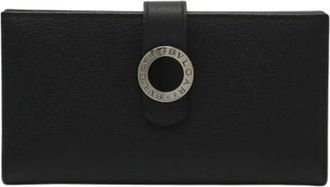 Bulgari Pre-owned Wallets, female, Black, Size: ONE SIZE Pre-owned Leather Wallet