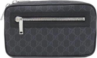 Gucci Pre-owned GG Supreme Heuptas - Heren - Vintage Heuptassen - Zwart - ONE Size - Vintage