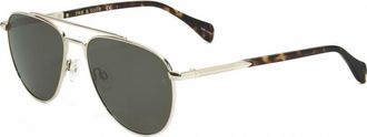 Rag & Bone Womens RNB1044-G-S-0J5G-55 RNB1044 G S 55 0J5G Sunglasses - Gold - One Size