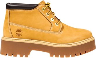 Timberland Schoenen, Dames, Geel, 40 EU, Leer, Mid Lace Waterdichte Laars