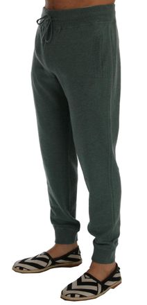 Dolce & Gabbana Mens Green Cashmere Training Pants