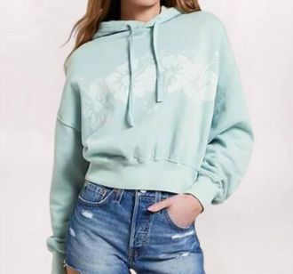 Billabong Easy To Love Hooded Sweatshirt In Sea Fog