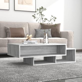 vidaXL Vidaxl - Mesa De Centro Madera De Ingenier&iacute;a Gris Sonoma 105x55x32 Cm