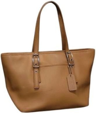 Coach Leather Handbag Shoulder Bag Tote Bag (Pre-Owned)