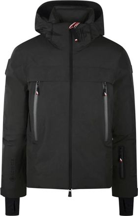 Moncler Technische Stof Hoodie met Recco Technologie - Heren - Winterjassen - Zwart - XL - Polyester - Jassen