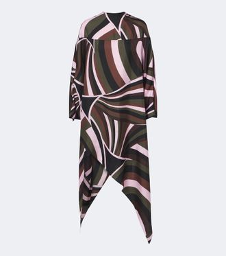 Pucci Iride cr&ecirc;pe de chine silk kaftan