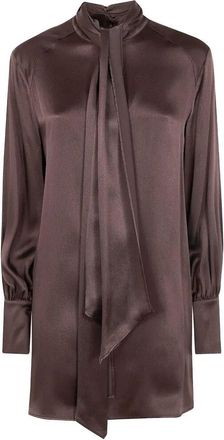 Semicouture Short Satin Dress