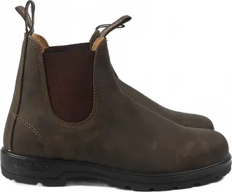 Blundstone Womens Elastic Sided Boot In Rustic Brown