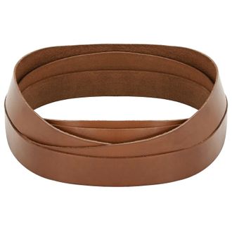 vidaXL Correa De Cuero Marr&oacute;n 1000 X 2,5 Cm Cuero Vidaxl