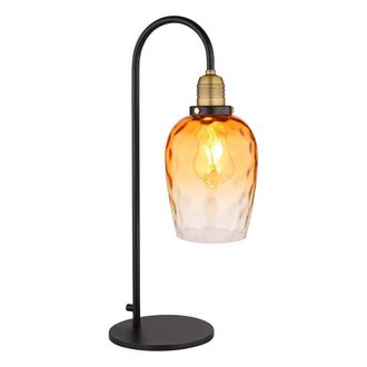 Globo Lighting L&aacute;mpara De Mesa - Salvy - Negro - Vidrio - L&aacute;mpara De - Globo