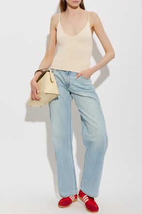 Re/Done Millie Cami Top, Womens, Cream