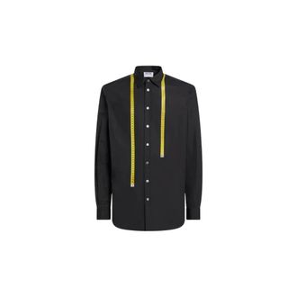 Moschino Heren, Overhemden, Zwart, Maat: XL Katoen