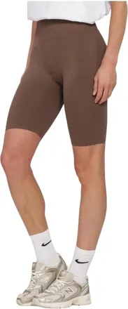 Aim'n Fitness, Dames, Bruin, M, Tweed, Dames Broeken Shape Seamless Biker Shorts