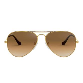 Ray-Ban Sunglasses Rb3025 001/51 Aviator Gradient Gold/Brown Gradient Unisex