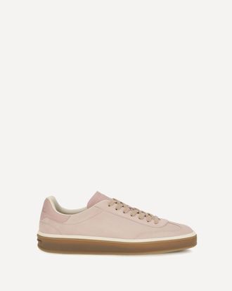 Loro Piana Suede Tennis Walk Sneakers Female 36