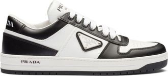Prada Downtown leather sneakers - women - Leather - 36.5 - White