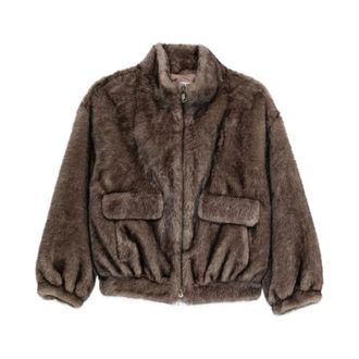 Betta Corradi Jassen, Dames, Grijs, M, Grijze Hoge Nek Ritsjas