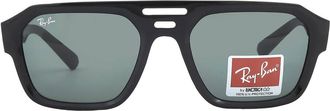 Ray-Ban Corrigan Bio Based Dark Green Navigator Unisex Sunglasses RB4397 667771 54