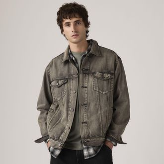 Levi's Relaxed Type III Trucker Jacket - Mens - M - Black