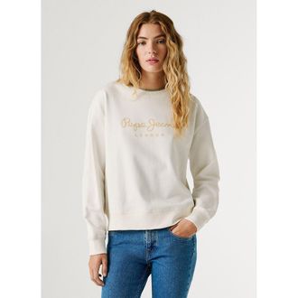 Pepe Jeans London Sweater met ronde hals en logo