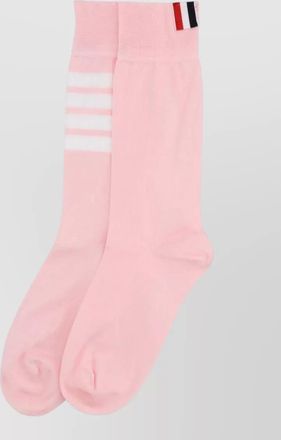 Thom Browne lingerie mid calf length ribbed cuff stripes