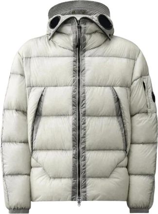 C.P. Company D.d. Shell Hooded Down Jacket - Heren - Winterjassen - Grijs - S - Jassen