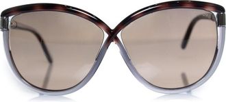 Tom Ford Tom Ford Abbey zonnebril in grijs en bruin