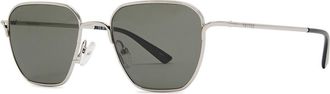Alexander McQueen Alexander Mcqueen D-frame Sunglasses - Silver - One Size