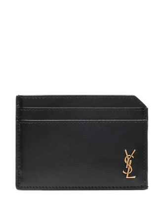 Saint Laurent Tiny Cassandre pasjeshouder - Zwart