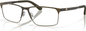Costa 56mm Rectangle optical glasses in Copper at Nordstrom