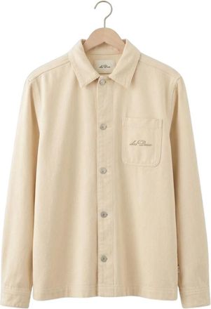 Les Deux Layton Faience Twill Overshirt - Heren - Casual Overhemden - Beige - S - Overhemden
