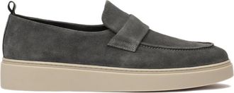 Kazar Heren su&egrave;de instap sneakers - Heren - Loafers - Grijs - 43 EU - Su&egrave;de - Schoenen