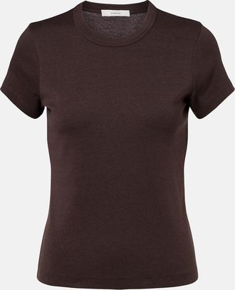 Vince 90s Shrunken cotton-blend T-shirt