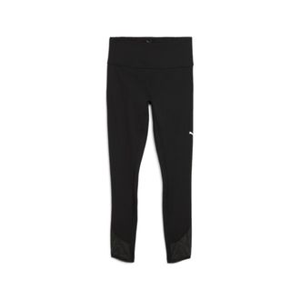 Puma Trainingstights PUMA W CLOUDSPUN SOFT MESH HW 7/8 TIGHT, Damen, Gr. XL, N-Gr, schwarz (puma schwarz), Interlock, Obermaterial: 77% Polyester, 23% Elas