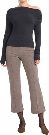 Staud Knack Pants In Houndstooth