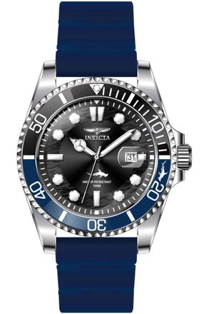 Invicta Pro Diver 47165 Heren Horloge - Quartz Uurwerk - Roestvrij Staal met zwarte Wijzerplaat - 43mm