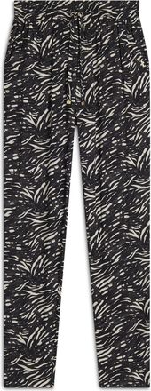 Freddy Pantaloni regular fit in viscosa animalier con gamba dritta