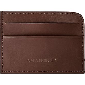 Carl Friedrik Hatton Cardholder in Chocolate at Nordstrom