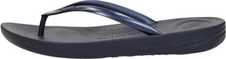 FitFlop Iqushion Ergonomic Flip Flops - Dames - Slippers - Blauw - 39 EU - Schoenen