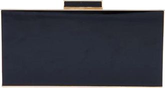 Saint Laurent Pre-owned Acryl Clutch - Dames - Vintage Clutch - Zwart - ONE Size - Vintage