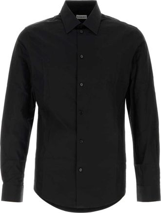 Burberry Casual Shirts - Heren - Casual Overhemden - Zwart - M - Overhemden