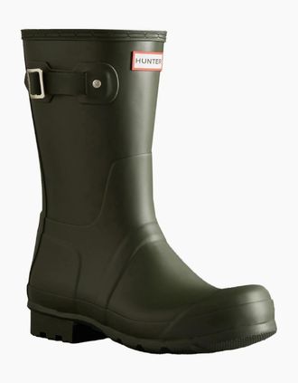 Hunter Mens Original Short Mens Wellingtons - Black - Size: 11