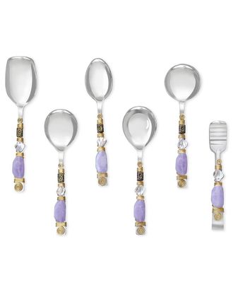 Tiramisu Lilac Serving Spoons (Set Of 6)
