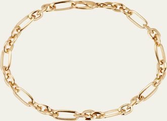 Lizzie Mandler 18K Yellow Gold Figaro Chain Link Bracelet