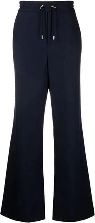 Balmain Twill Pyjama Broek - Heren - Sweatpants - Blauw - 2XL - Wol - Broeken